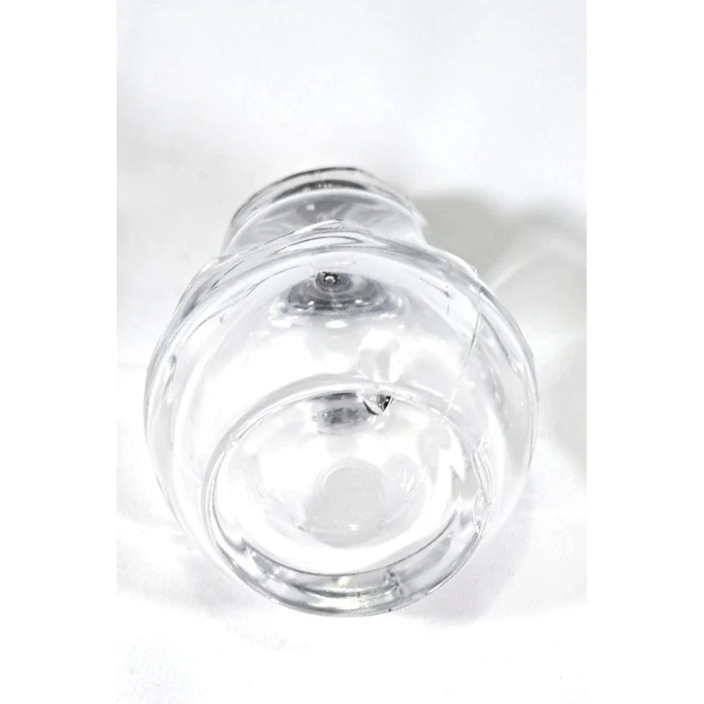 Vintage FOSTORIA Salt & Pepper Shaker Set Century With Metal Lids - Circa 1950s